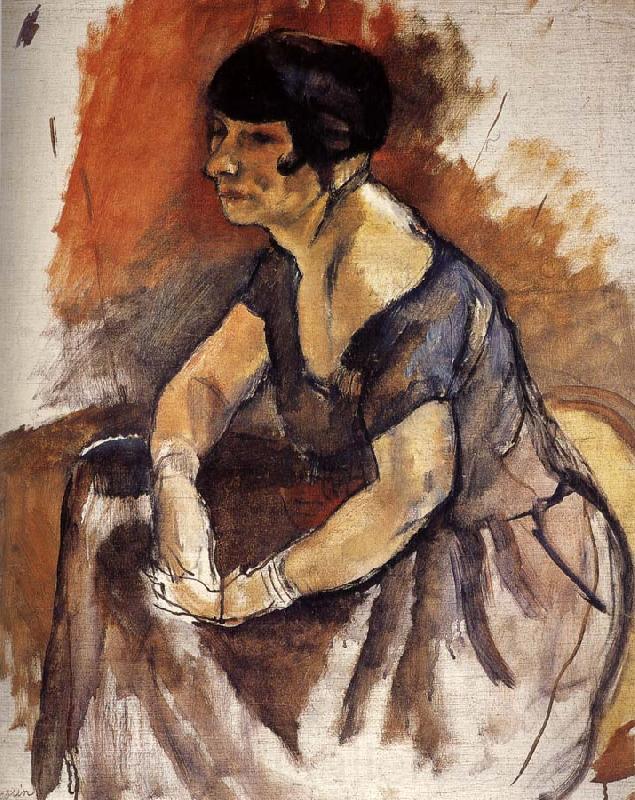 Jules Pascin Lady  Portrait of Andora